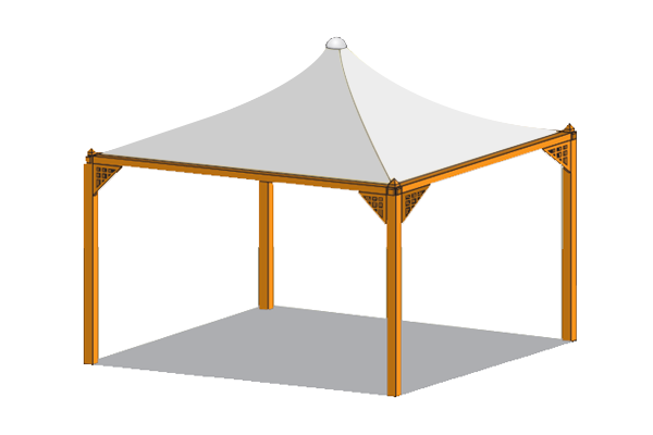 gazebo pagoda roma legno